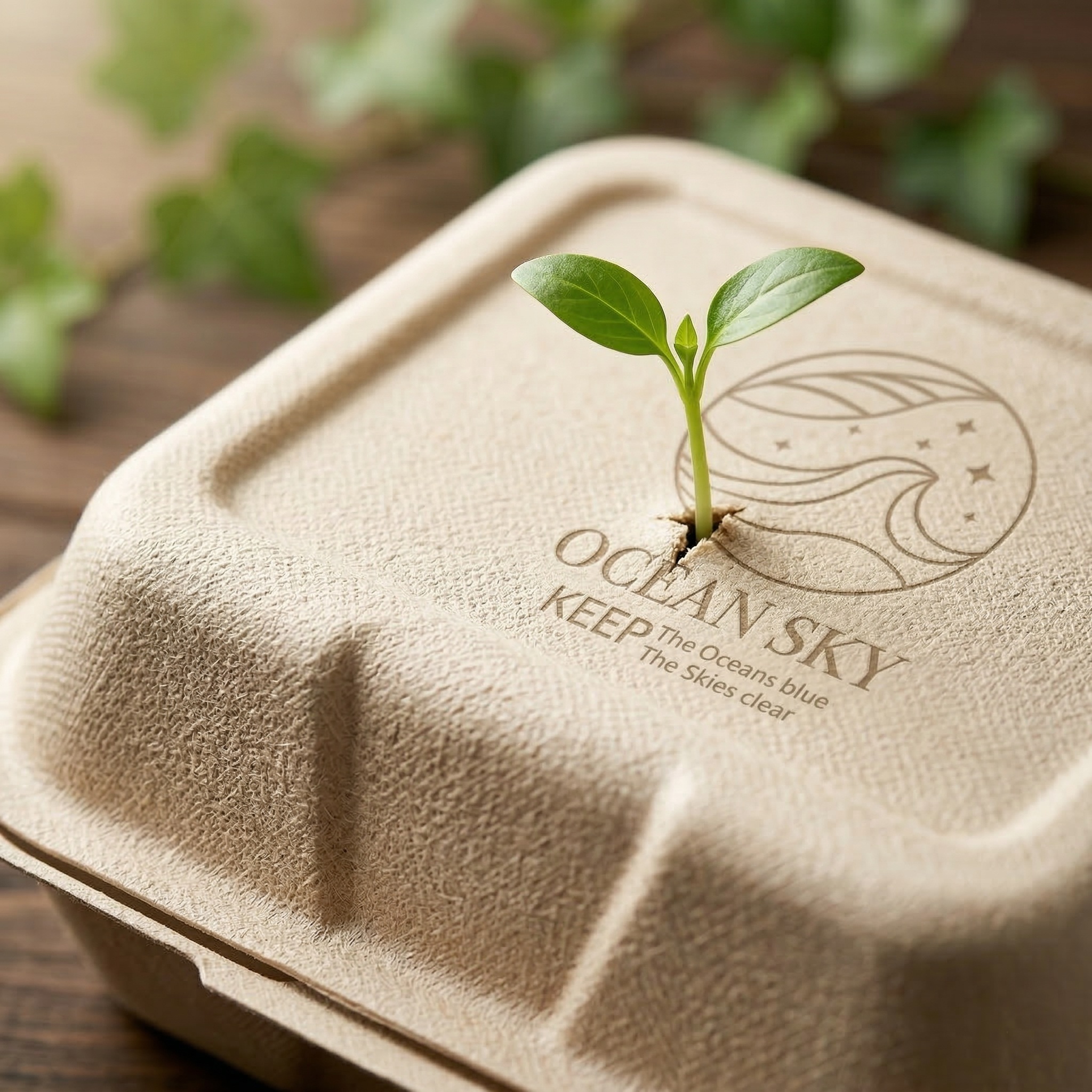 Hộp đựng thực phẩm tự hủy sinh học bảo vệ m&ocirc;i trường